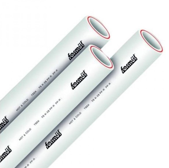 Труба поліпропіленова PPR Дn 75х10,3 скловолокно PN20 Formul